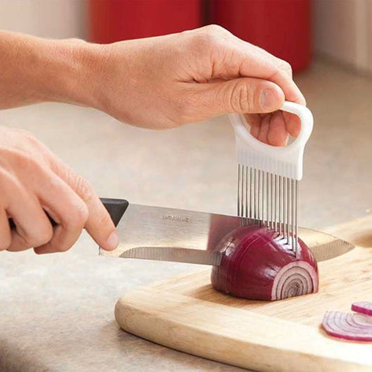 Stainless Steel Onion and Vegetable Dicing Grip by HitMyNeed
