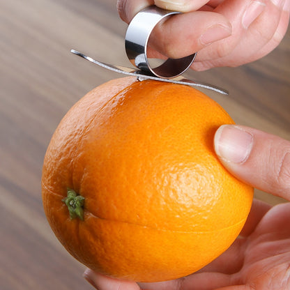 Stainless Steel Orange Peelers (Set of 2) by HitMyNeed