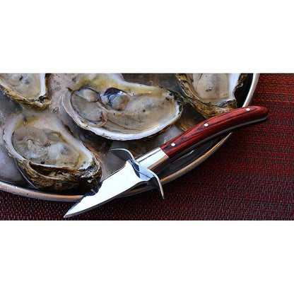 Stainless Steel Oyster Knife with Wooden Handle by HitMyNeed