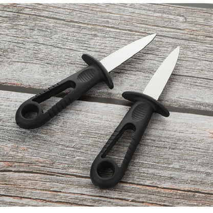 Stainless Steel Oyster Shucking Knife with Guard by HitMyNeed