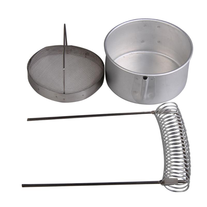 Stainless Steel Paintbrush Washer Jar with Holder by HitMyNeed
