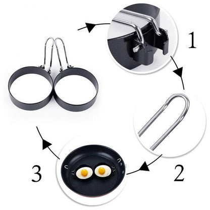 Stainless Steel Pancake & Egg Ring Mold 8.5 cm by HitMyNeed