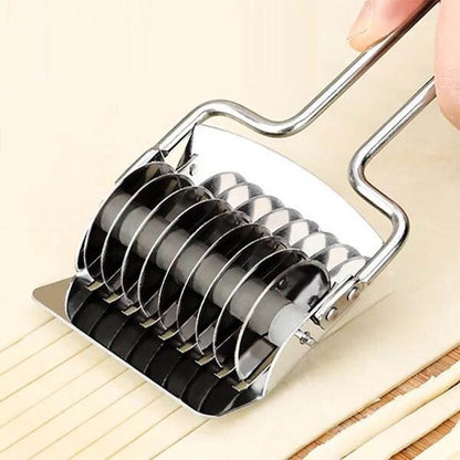 Stainless Steel Pasta Cutter Noodle Roller Knife by HitMyNeed
