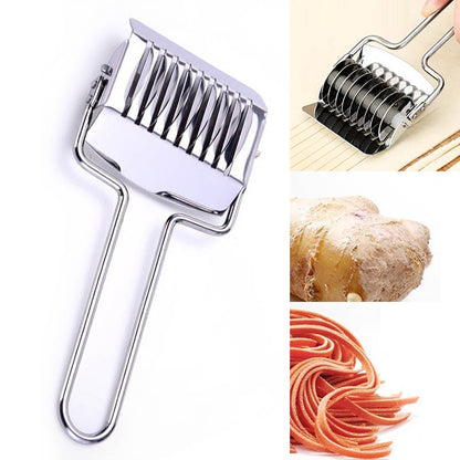 Stainless Steel Pasta Cutter Noodle Roller Knife by HitMyNeed