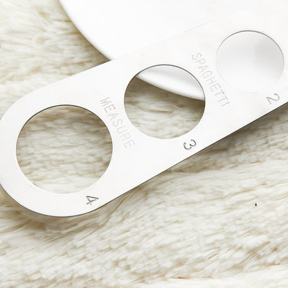 Stainless Steel Pasta Portion Measurement Ruler by HitMyNeed