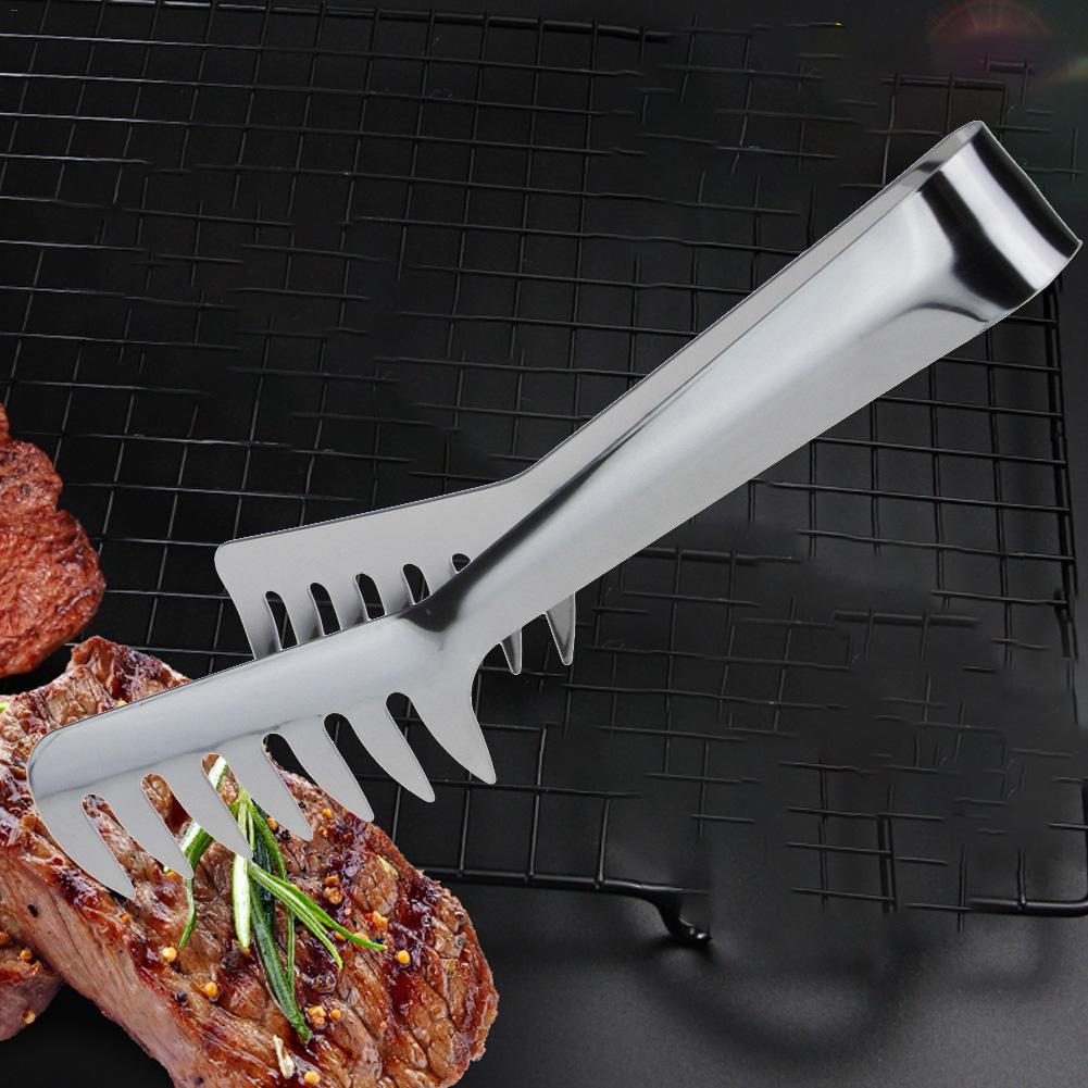 Stainless Steel Pasta Tongs with Comb Edges by HitMyNeed