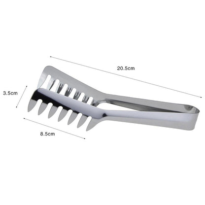 Stainless Steel Pasta Tongs with Comb Edges by HitMyNeed