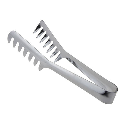 Stainless Steel Pasta Tongs with Comb Grip by HitMyNeed