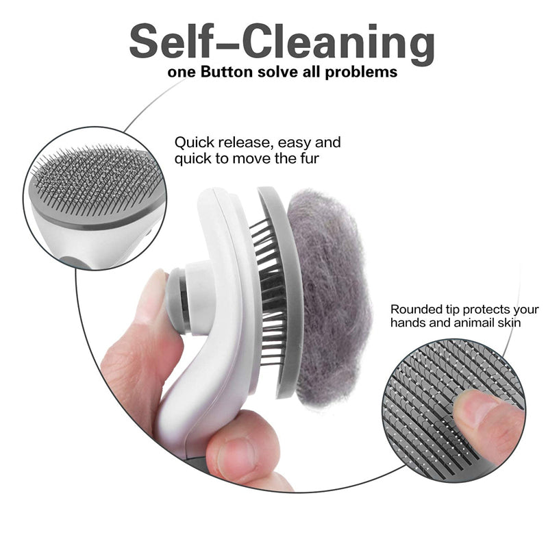 Stainless Steel Pet Comb for Dogs and Cats by HitMyNeed