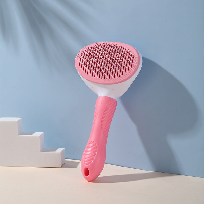 Stainless Steel Pet Comb for Dogs and Cats pink by HitMyNeed
