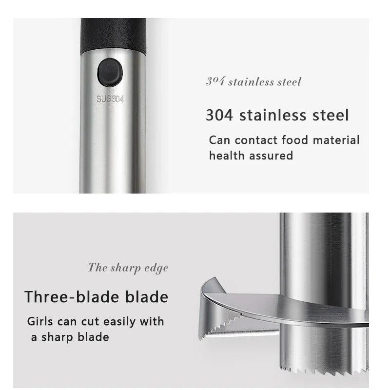 Stainless Steel Pineapple Corer and Slicer by HitMyNeed