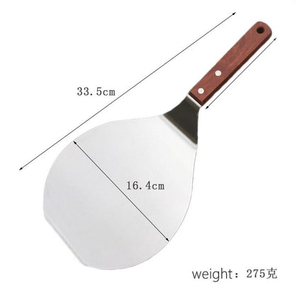 Stainless Steel Pizza Oven Shovel with Wooden Handle by HitMyNeed