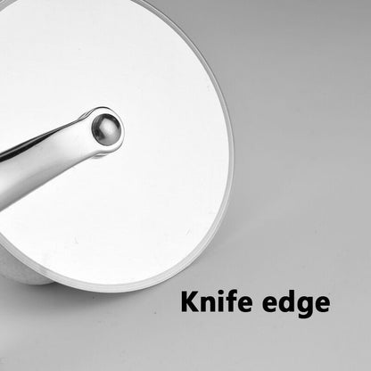 Stainless Steel Pizza Roller Cutter with Safety Guard by HitMyNeed