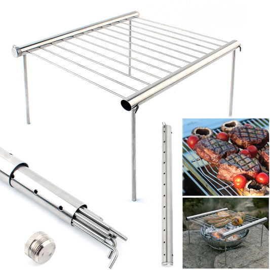 Stainless Steel Portable BBQ Grill by HitMyNeed
