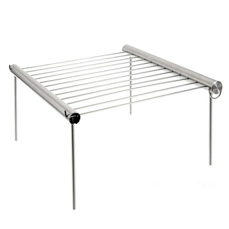 Stainless Steel Portable BBQ Grill by HitMyNeed
