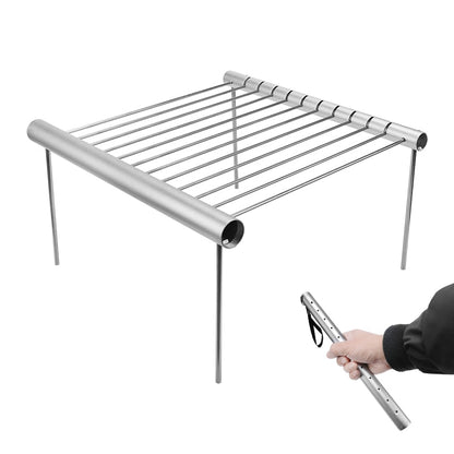 Stainless Steel Portable Camping Grill by HitMyNeed