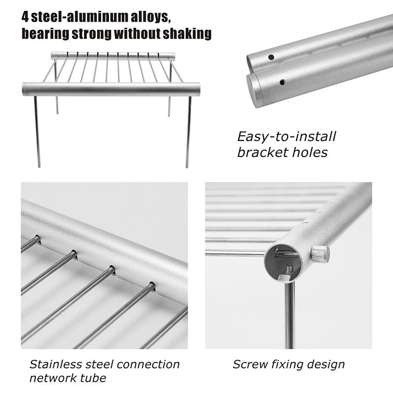 Stainless Steel Portable Camping Grill by HitMyNeed