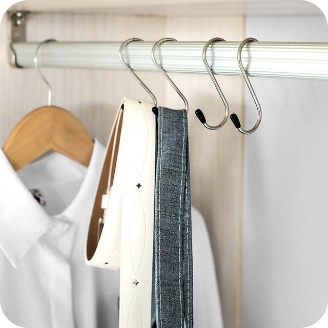 Stainless Steel Pot Hanger Hooks Set of 4 by HitMyNeed