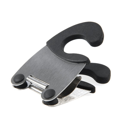 Stainless Steel Pot Side Clip Spoon Holder black by HitMyNeed