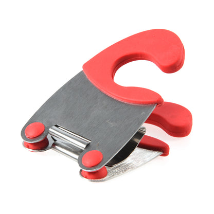 Stainless Steel Pot Side Clip Spoon Holder red by HitMyNeed