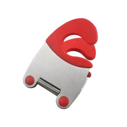 Stainless Steel Pot Spoon Holder with Silicone Clip 1pcs-red by HitMyNeed