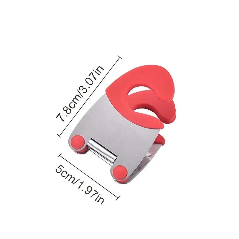 Stainless Steel Pot Spoon Holder with Silicone Clip by HitMyNeed