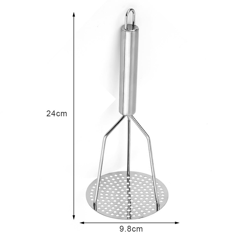 Stainless Steel Potato Masher with Micro-Hole Head by HitMyNeed