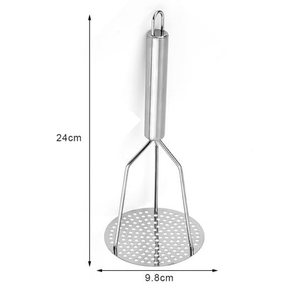 Stainless Steel Potato Masher with Micro-Hole Head by HitMyNeed