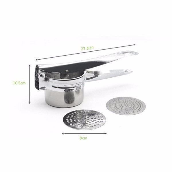Stainless Steel Potato Ricer and Vegetable Masher by HitMyNeed