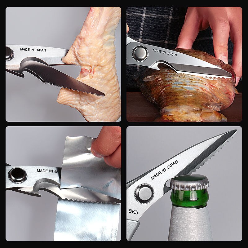 Stainless Steel Poultry and Kitchen Shears by HitMyNeed