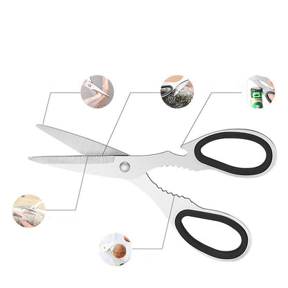 Stainless Steel Poultry Scissors Kitchen Shears by HitMyNeed