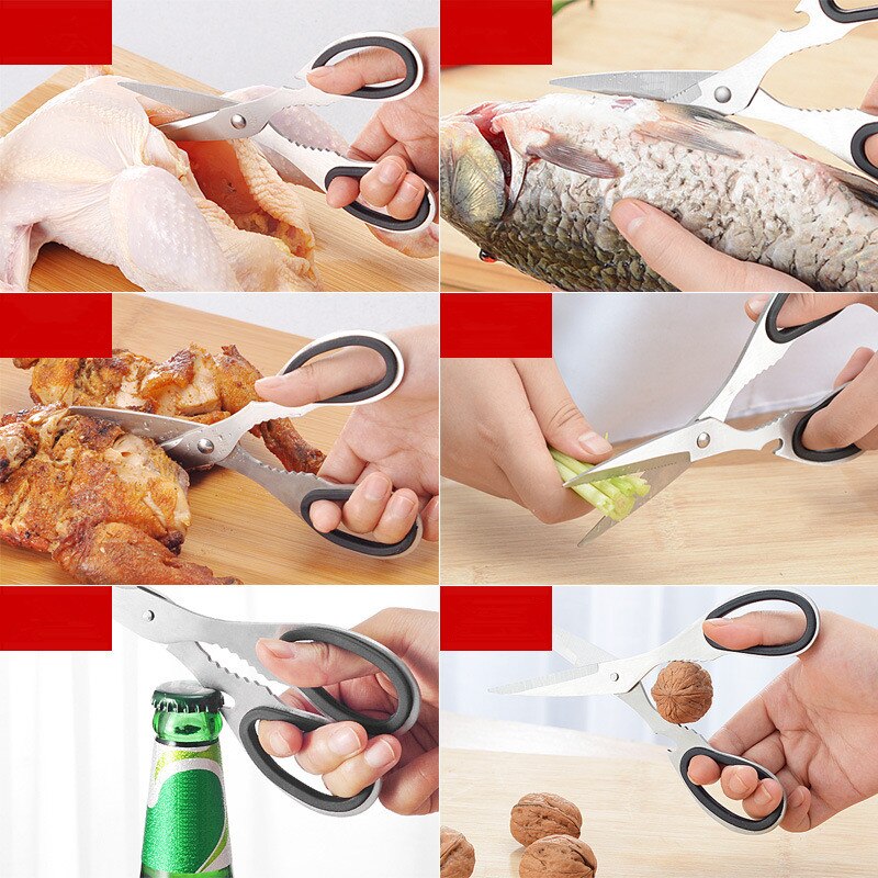 Stainless Steel Poultry Scissors Kitchen Shears by HitMyNeed