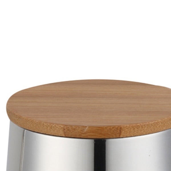 Stainless Steel Pour Over Kettle with Wooden Lid 350ml by HitMyNeed