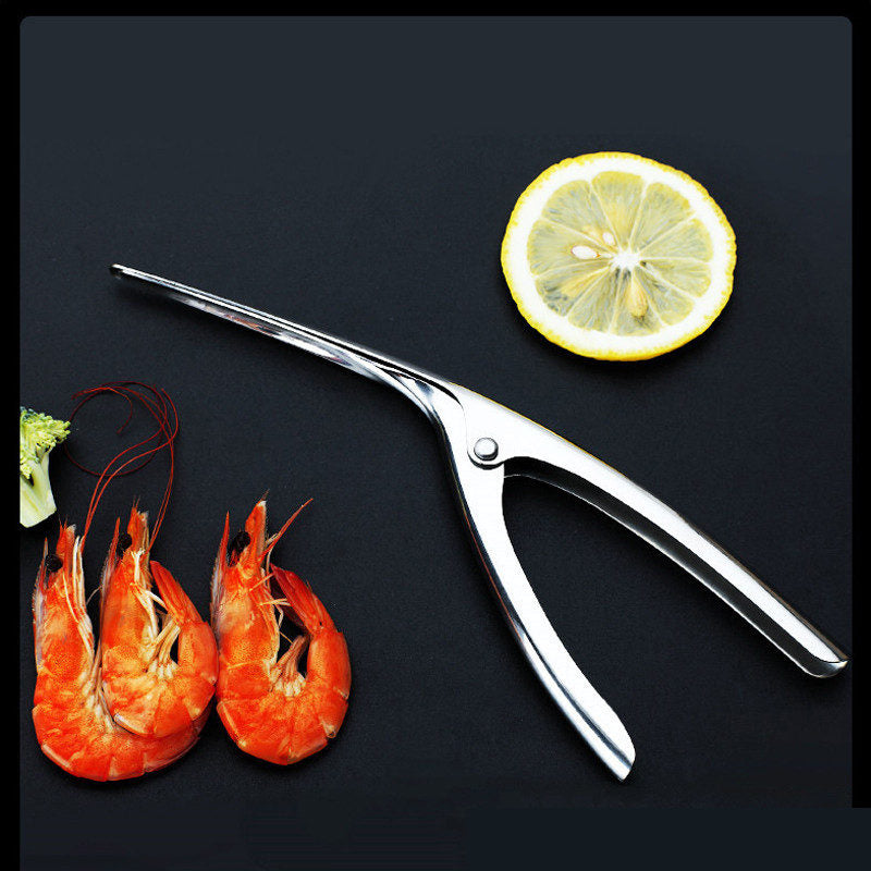 Stainless Steel Prawn and Shrimp Deveining Tool by HitMyNeed