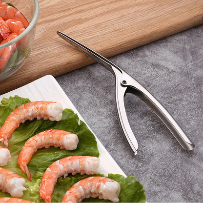 Stainless Steel Prawn and Shrimp Peeler Tool by HitMyNeed