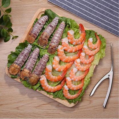 Stainless Steel Prawn and Shrimp Peeler Tool by HitMyNeed