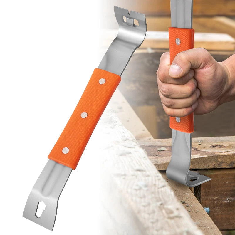Stainless Steel Pry Bar with Hex Socket & Nail Puller by HitMyNeed