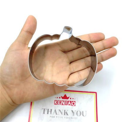Stainless Steel Pumpkin Cookie Cutter 8.6 x 7.4 cm by HitMyNeed