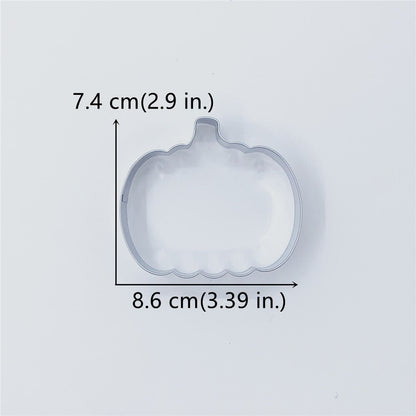 Stainless Steel Pumpkin Cookie Cutter 8.6 x 7.4 cm by HitMyNeed