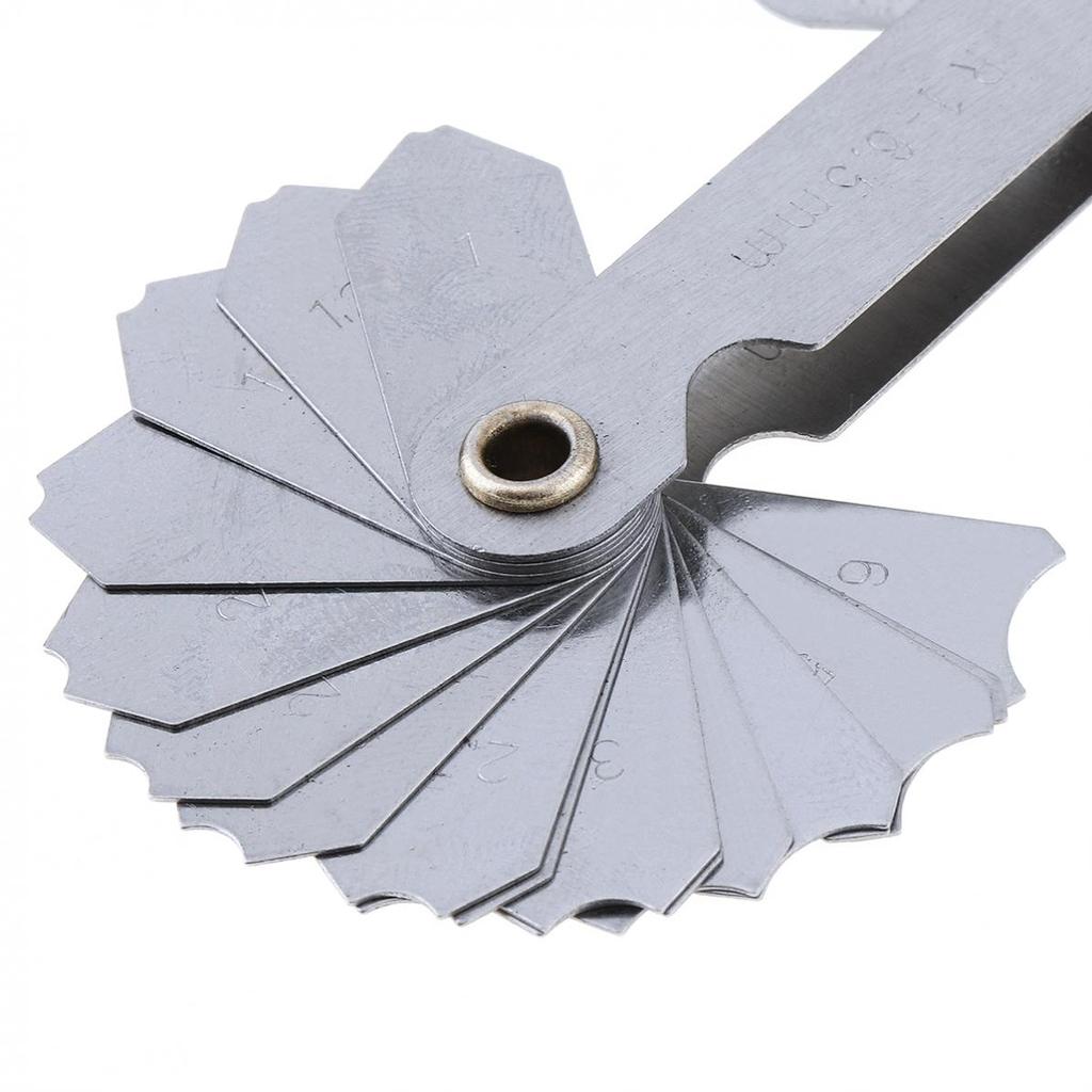 Stainless Steel Radius Gauge Measuring Tool 32-Blade by HitMyNeed