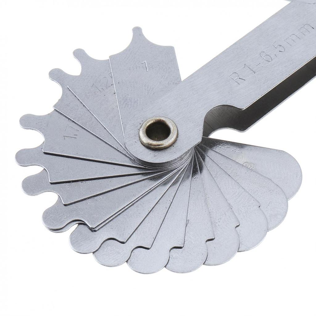 Stainless Steel Radius Gauge Measuring Tool 32-Blade by HitMyNeed