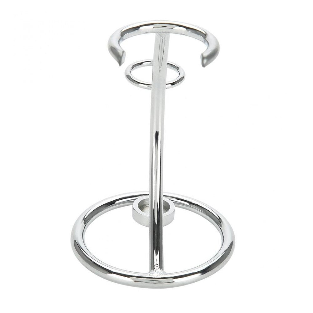 Stainless Steel Razor and Shaving Brush Stand by HitMyNeed