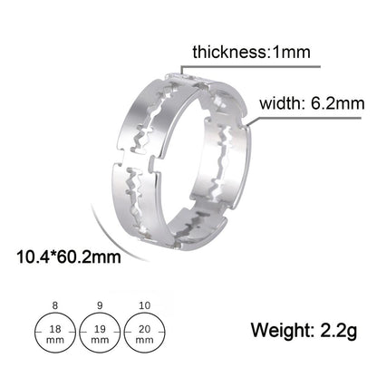 Stainless Steel Razor Blade Ring for Men & Women by HitMyNeed