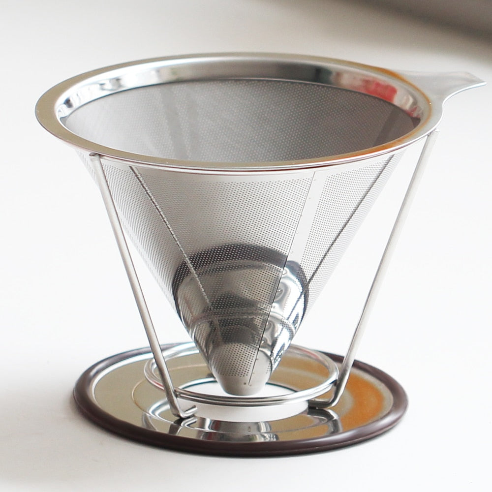 Stainless Steel Reusable Coffee Dripper Filter by HitMyNeed