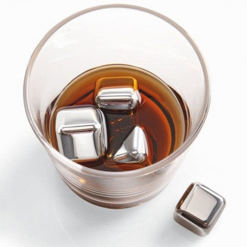 Stainless Steel Reusable Ice Cubes 10 Piece Set by HitMyNeed