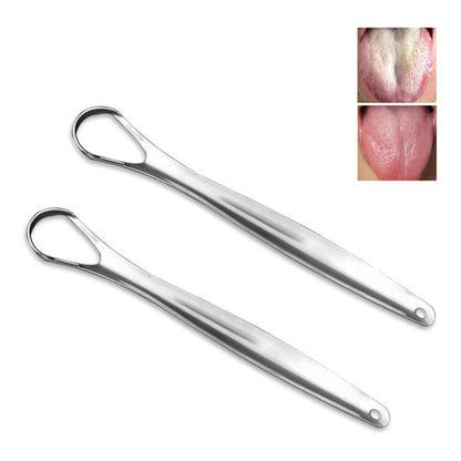 Stainless Steel Reusable Tongue Scraper Cleaner by HitMyNeed