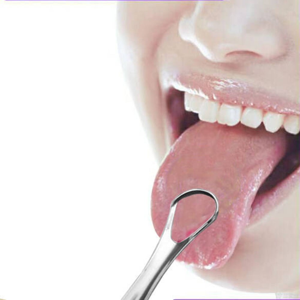 Stainless Steel Reusable Tongue Scraper Cleaner by HitMyNeed