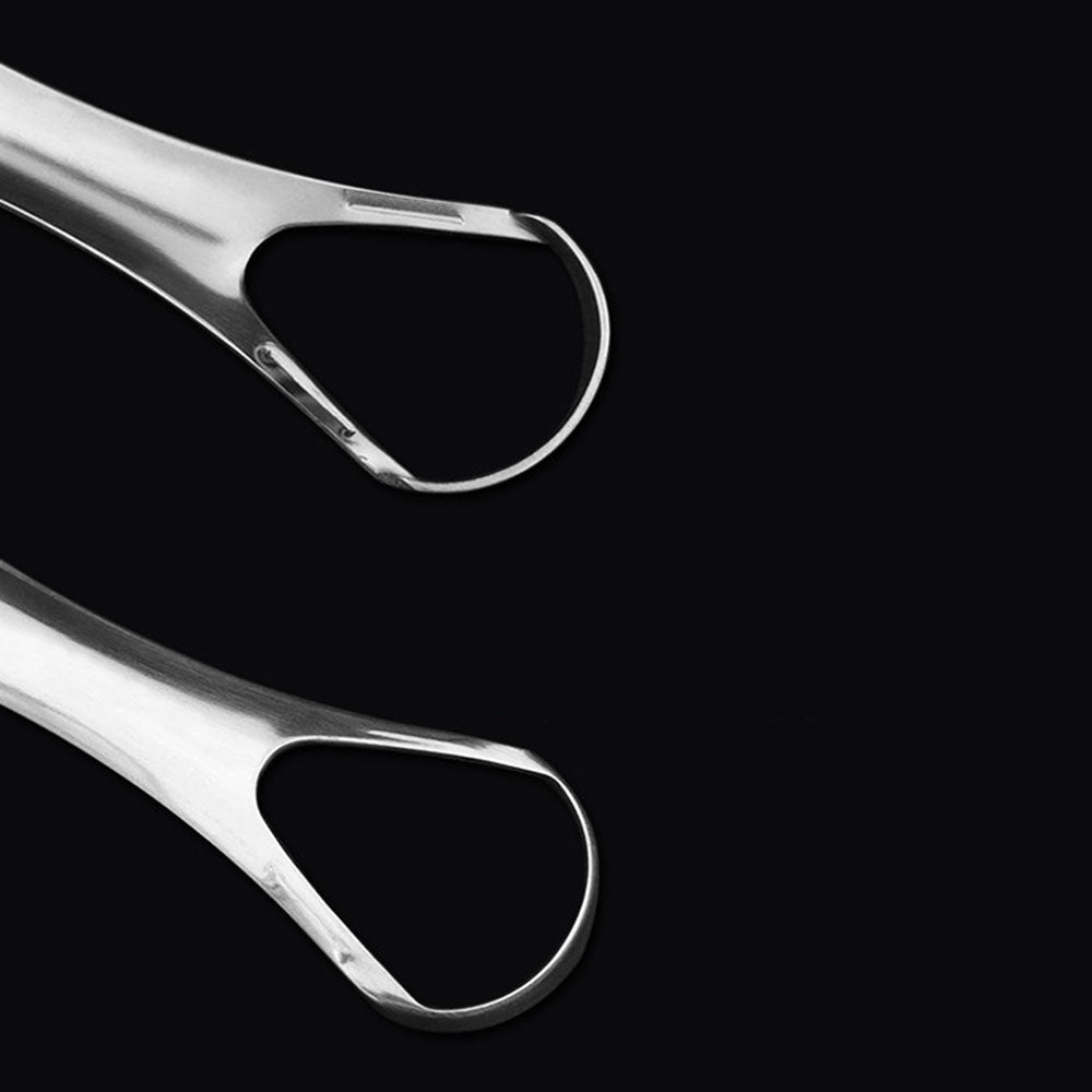 Stainless Steel Reusable Tongue Scraper Cleaner by HitMyNeed
