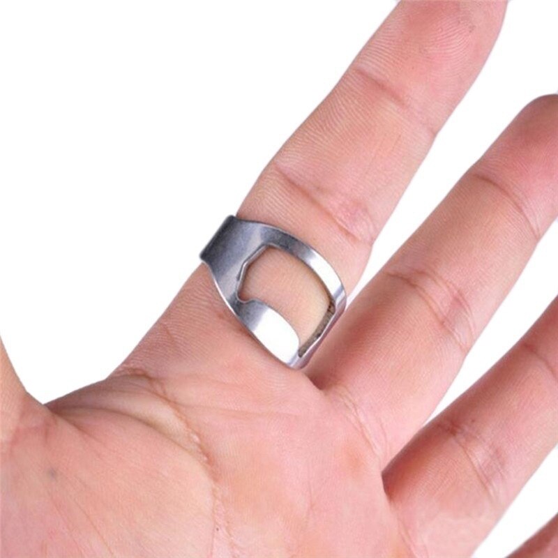 Stainless Steel Ring Bottle Opener Set, 3-Piece by HitMyNeed