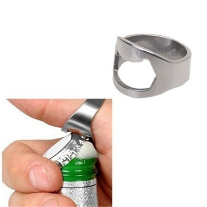 Stainless Steel Ring Bottle Opener Set, 3-Piece by HitMyNeed